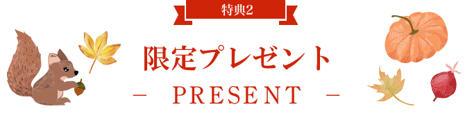 限定プレゼント -PRESENT-