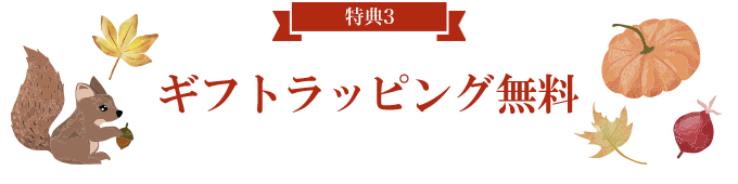 ギフトラッピング無料 -COUPON-