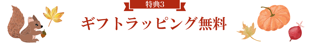 ギフトラッピング無料 -COUPON-