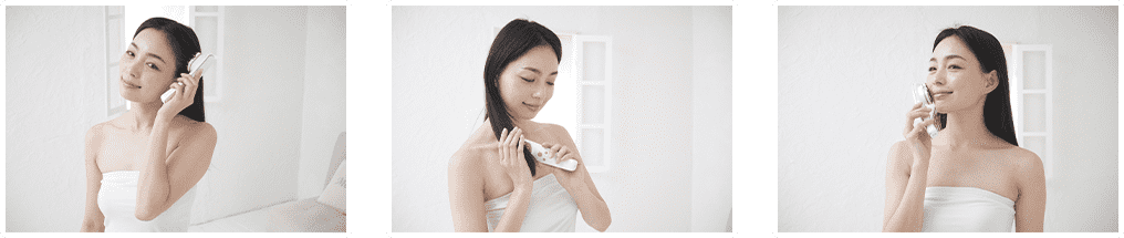 美顔器使用イメージ