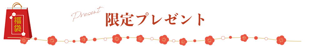 限定プレゼント