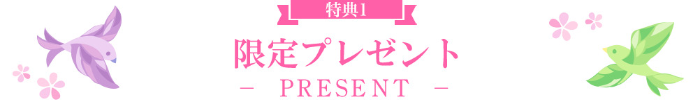 限定プレゼント -PRESENT-